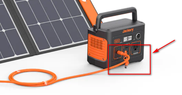 5Mの延長ケーブルがポータブル電源との接続方法