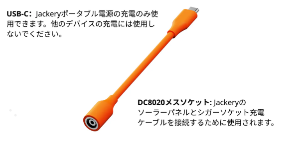 Jackery アダプター DC8020 - USB-C
