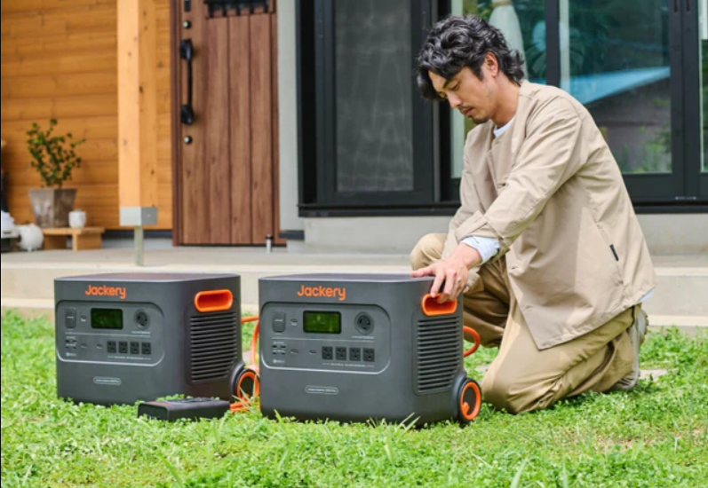 ポータブル電源の接続